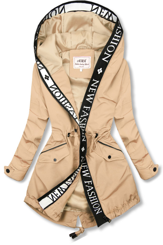 Beżowa parka FASHION