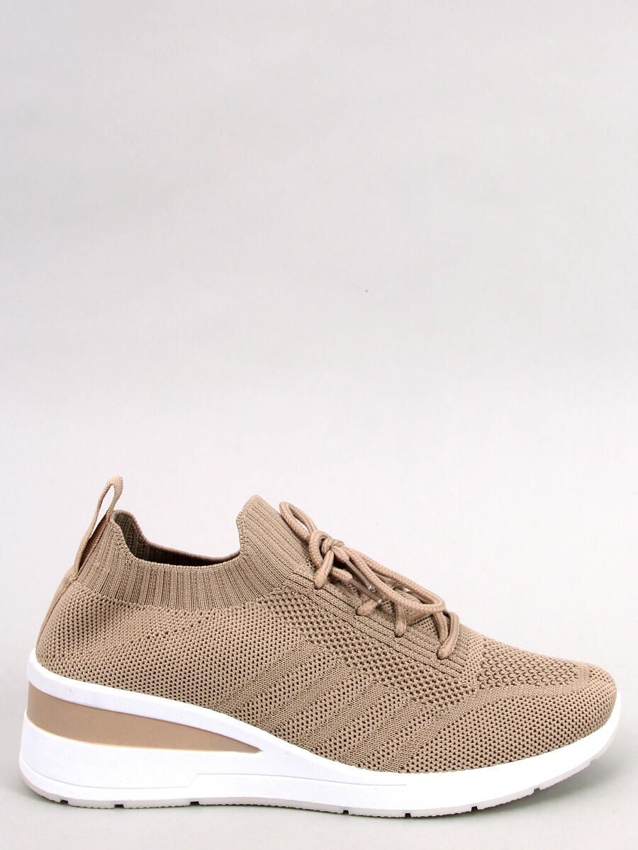 Buty sportowe na koturnie KHAKI