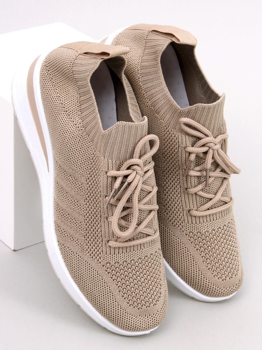 Buty sportowe na koturnie KHAKI