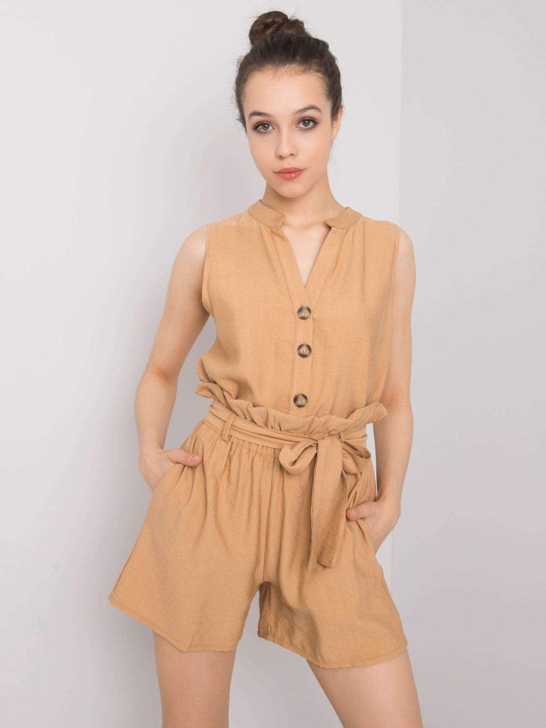 Beżowy casual komplet RUE PARIS