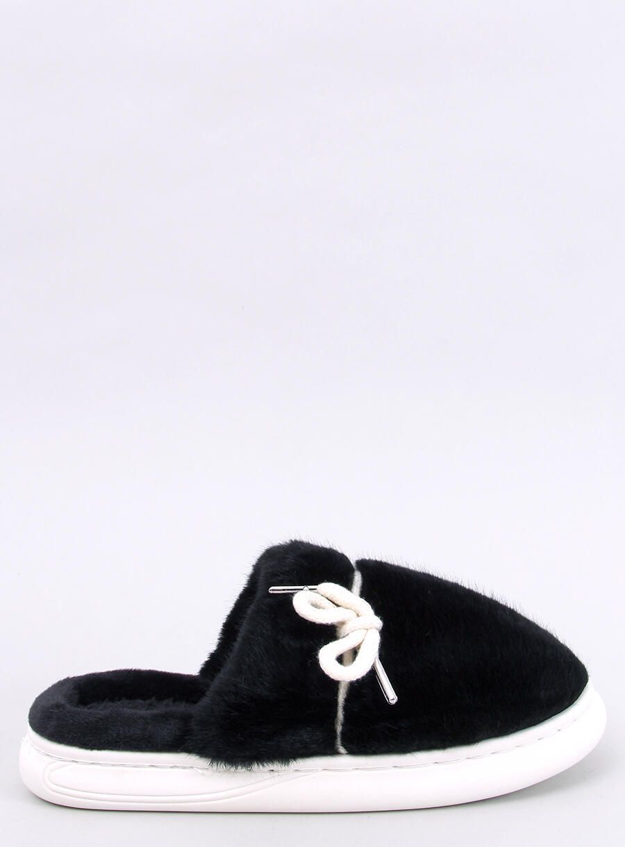 Kapcie futrzane LUNA BLACK
