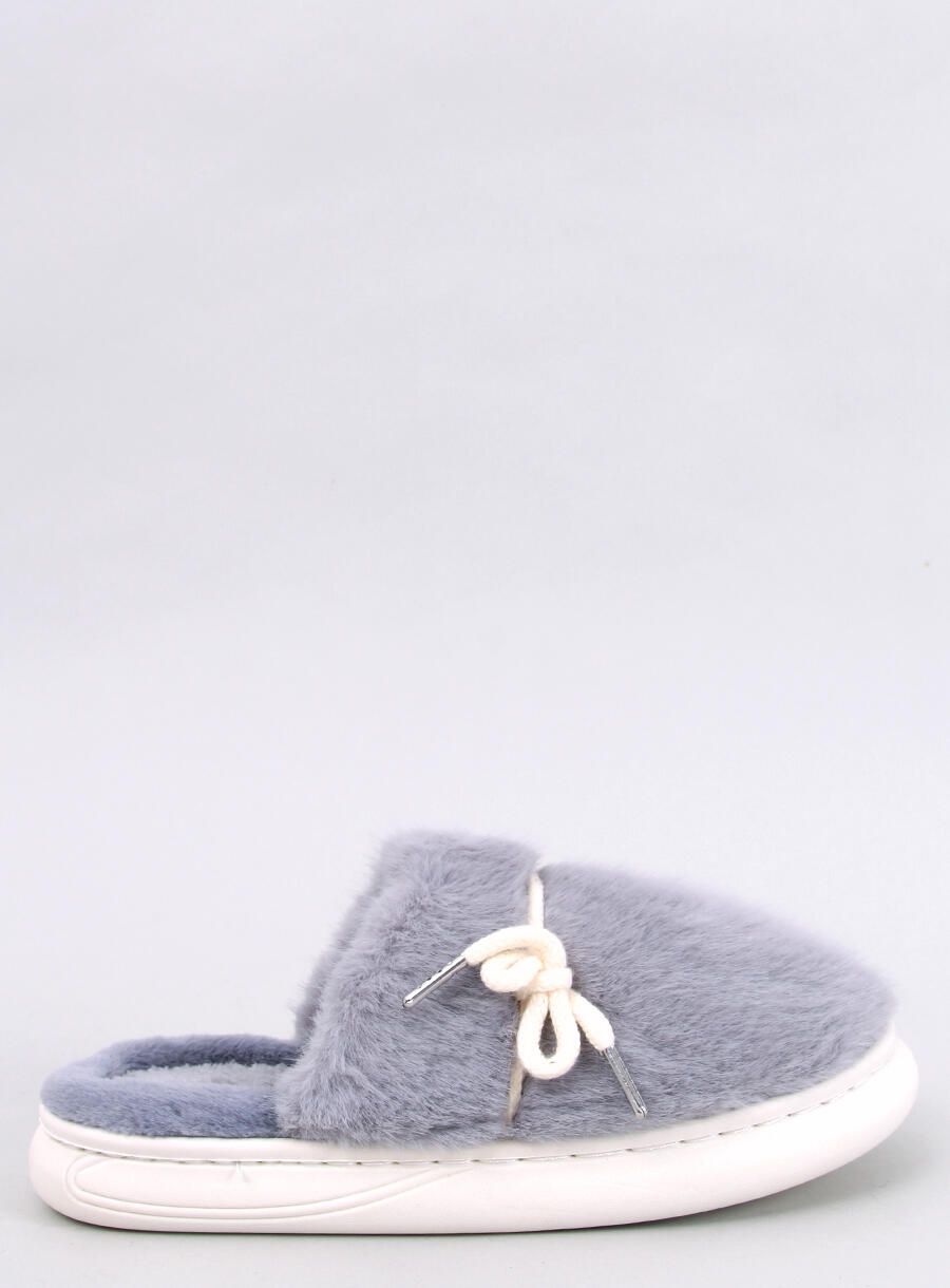 Kapcie futrzane LUNA GREY