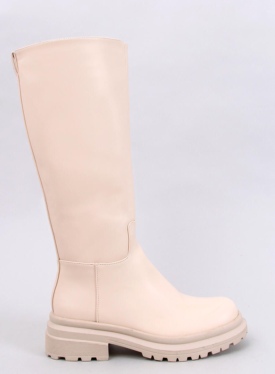 Oficerki na protektorze SYLVIA BEIGE