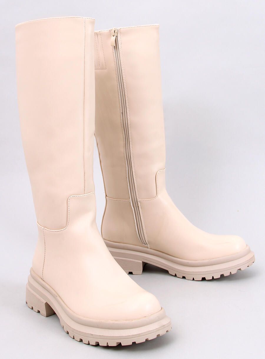 Oficerki na protektorze SYLVIA BEIGE