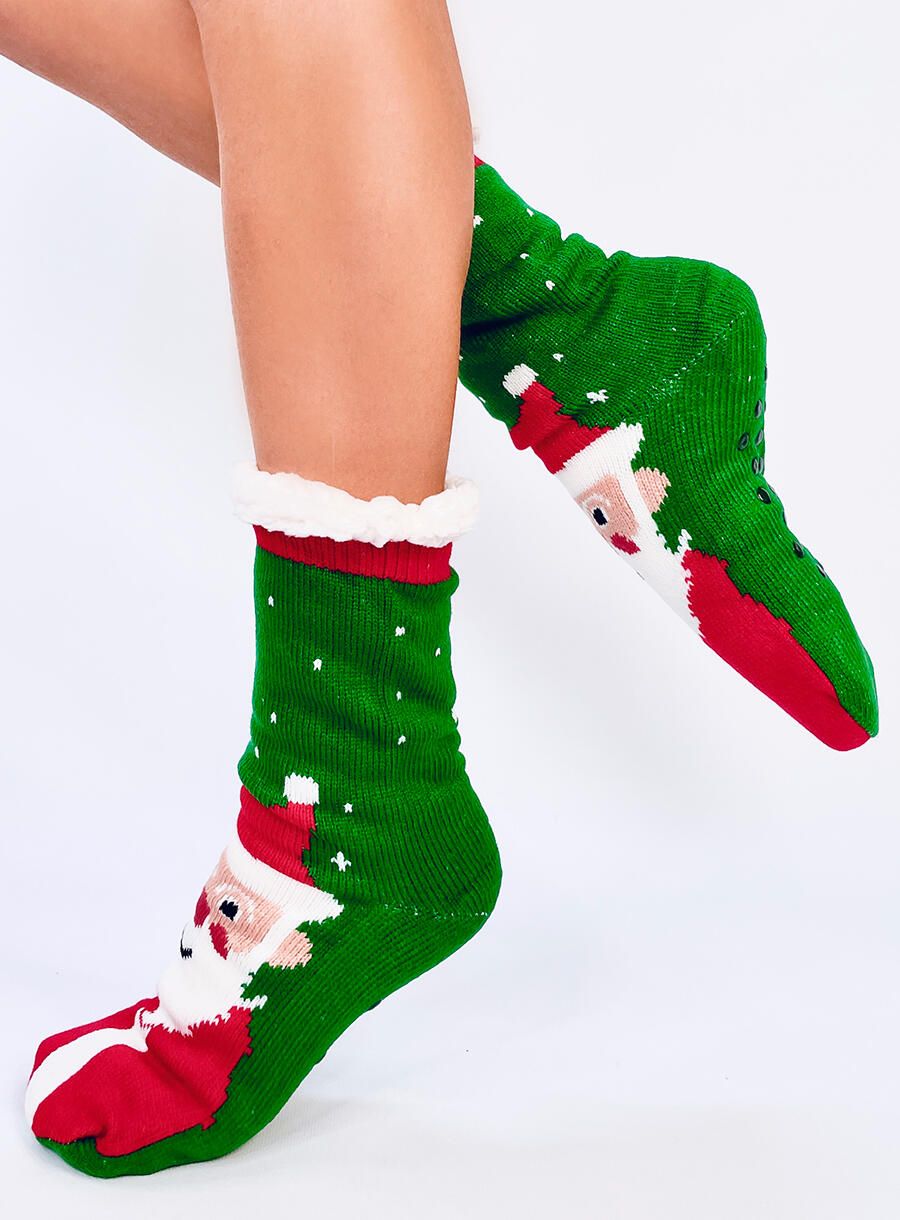 Skarpetki świąteczne antypoślizgowe MERRY 5