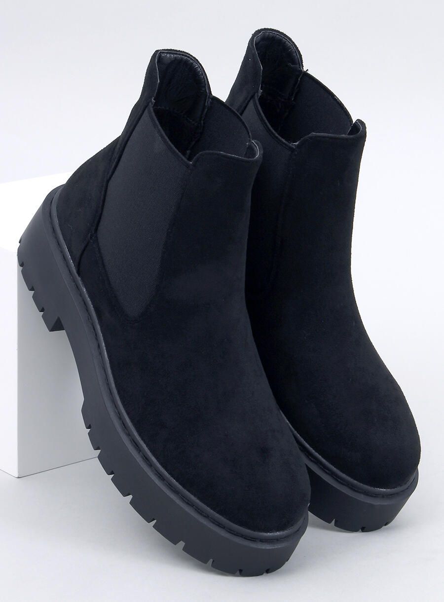 Sztyblety na platformie VILLES BLACK