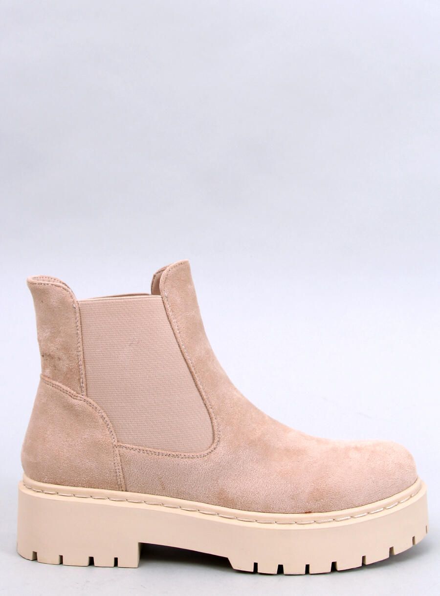 Sztyblety na platformie VILLES BEIGE