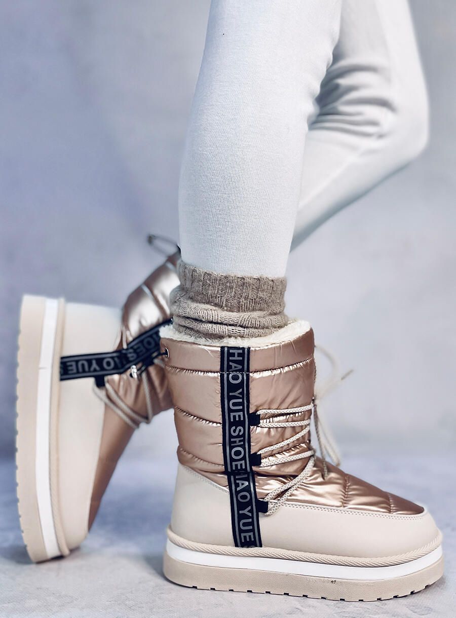 Śniegowce damskie ARCHIE BEIGE
