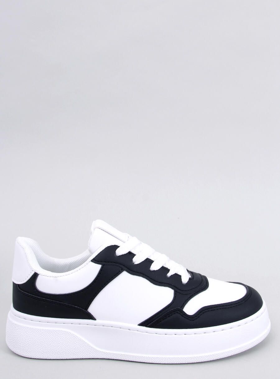 Sneakersy damskie pandy biały/czarny