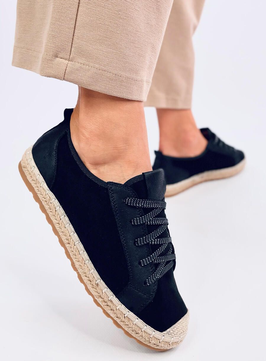 Trampki espadryle BLACK