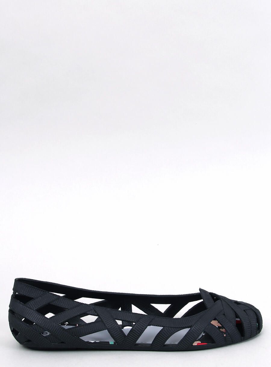 Baleriny meliski ażurowe CHASSA BLACK