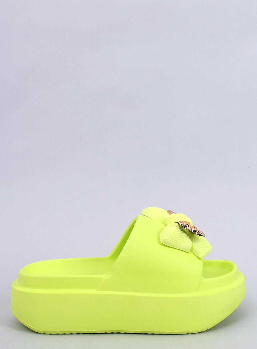 Klapki z misiem LILOO YELLOW