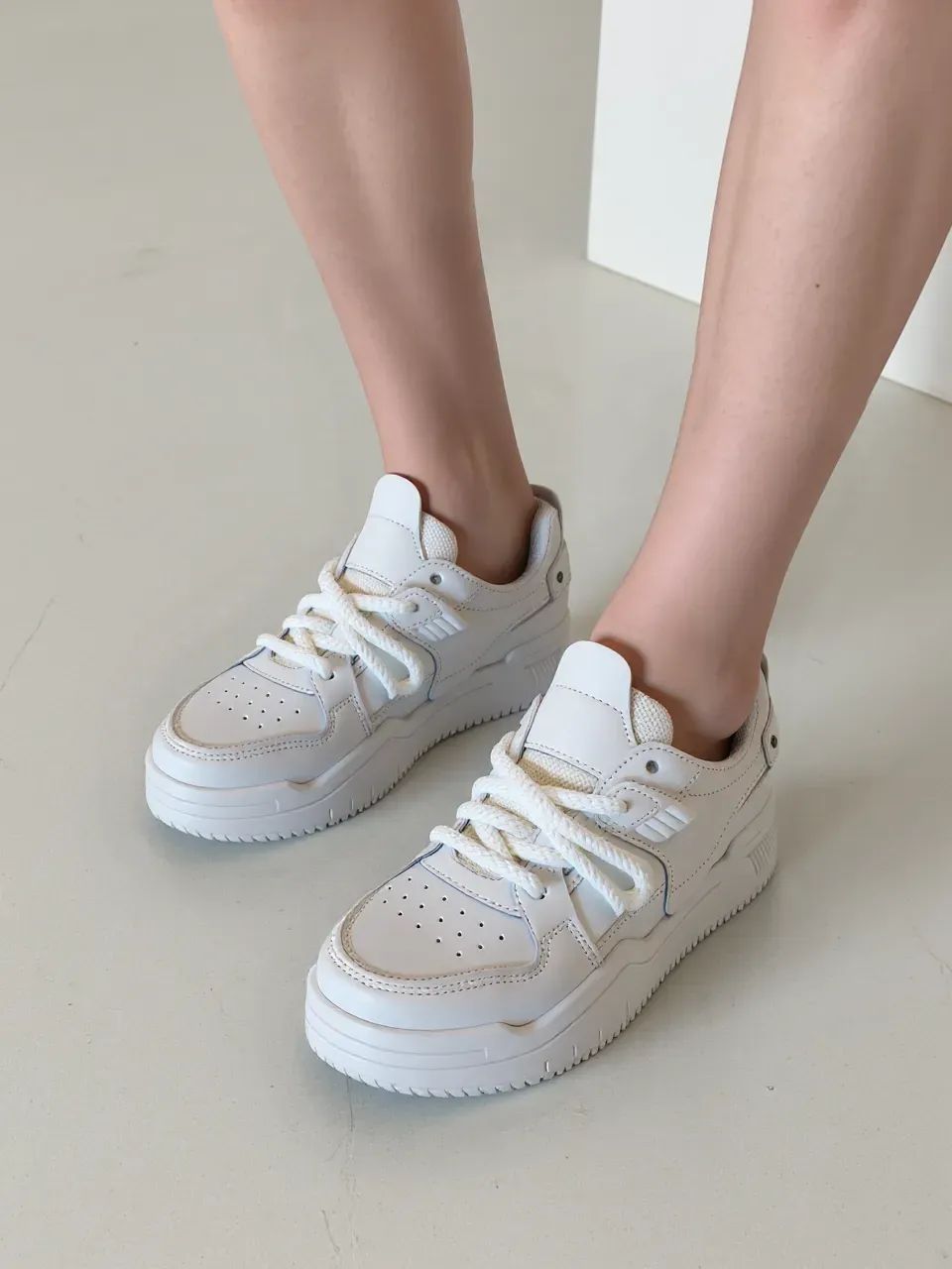 Damskie Trampki FLARE WHITE