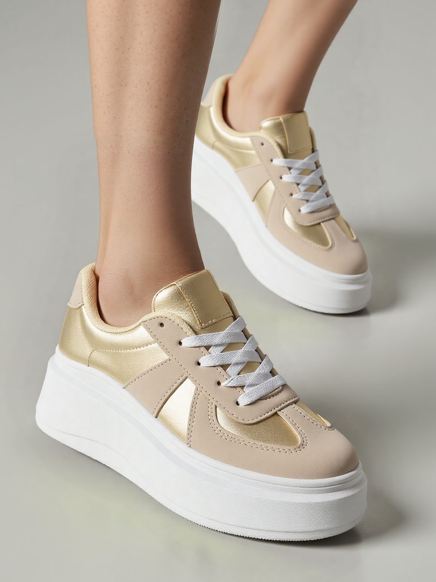 Damskie Sneakersy CITY CHIC GOLD