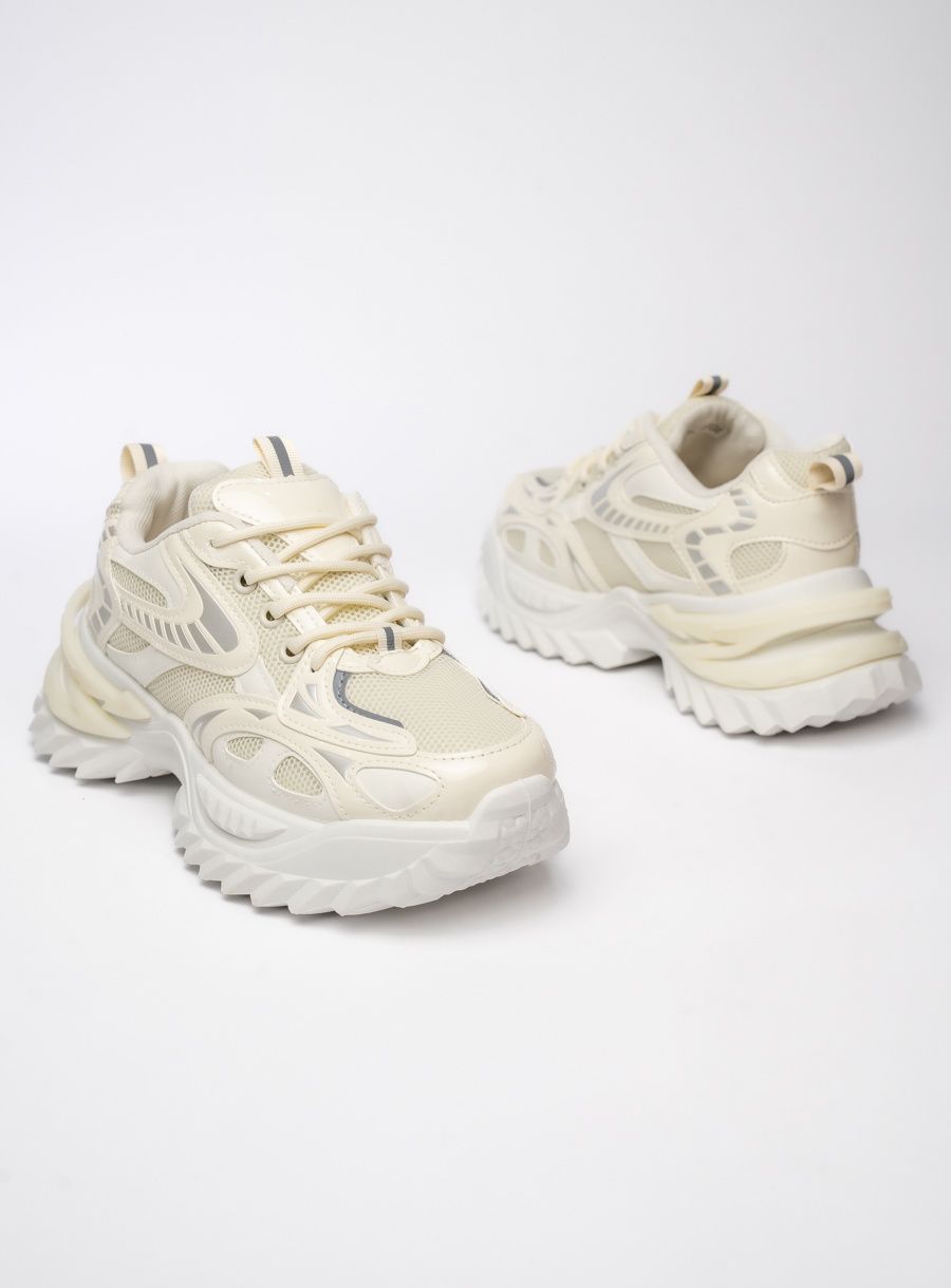 Damskie Sneakersy ZERON BEIGE