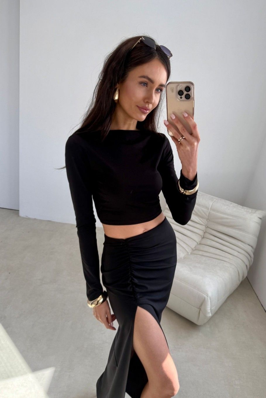 Czarna bluzka Linnea