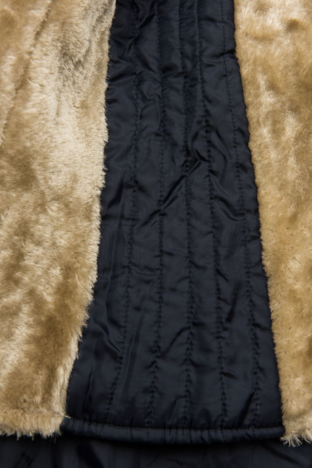 Granatowa parka na jesień/zimę z odpinaną podszewką