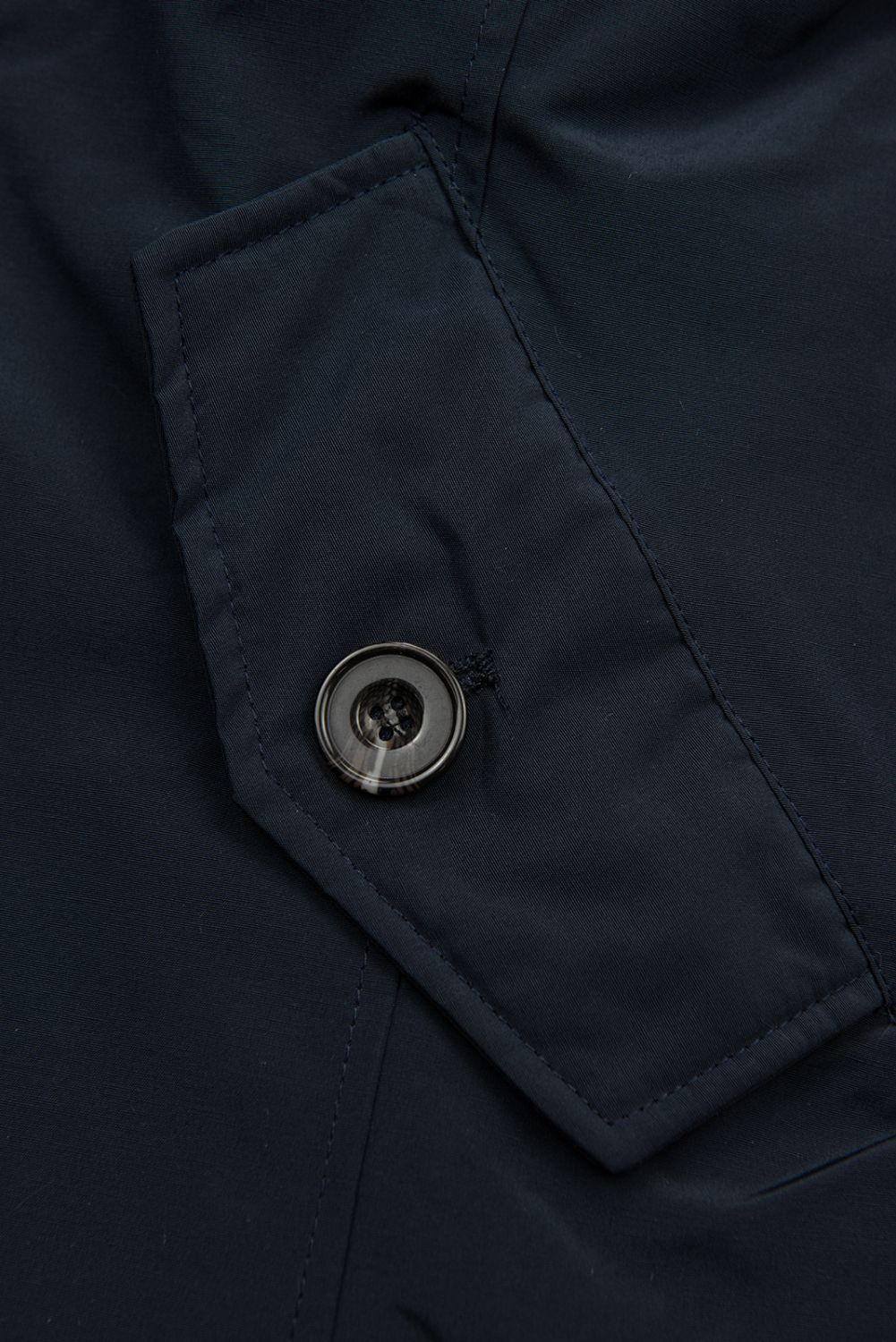 Granatowa parka na jesień/zimę z odpinaną podszewką