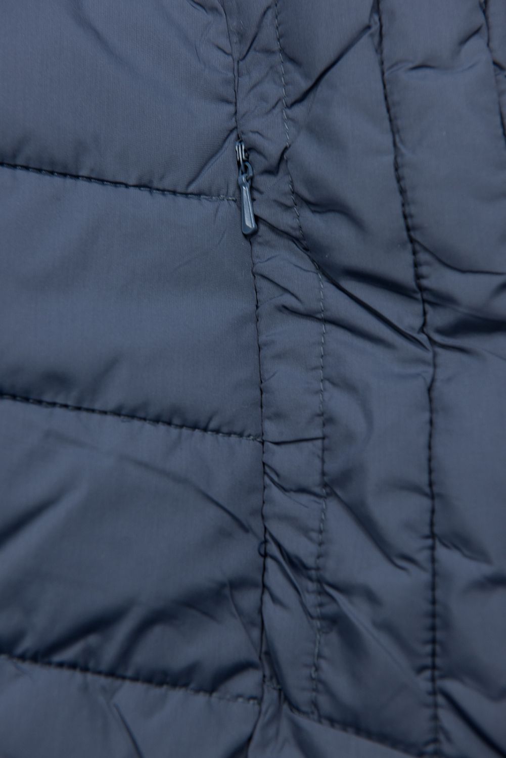 Przejściowa pikowana kurtka niebieska