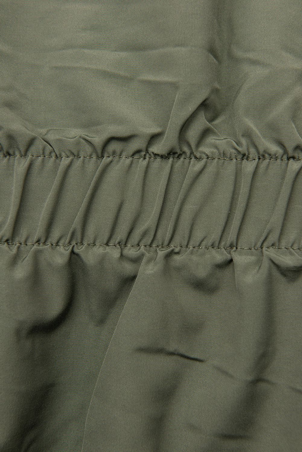 Dwustronna parka przejściowa khaki/czarna