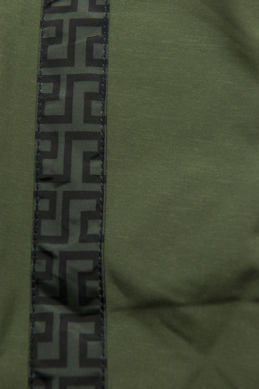 Khaki pikowana dwustronna kurtka