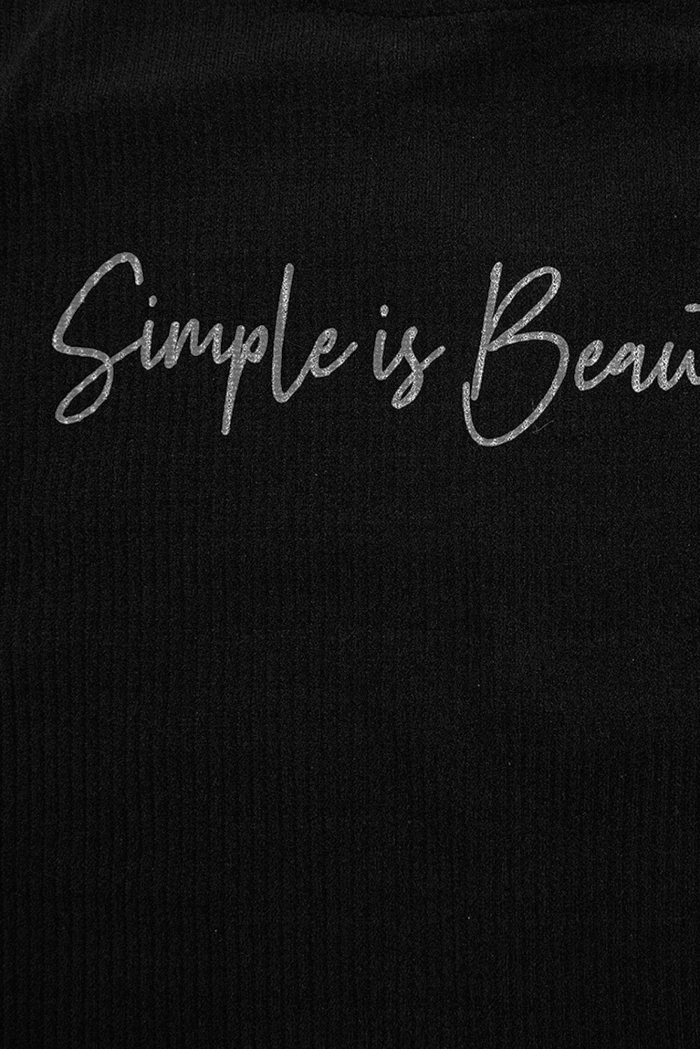 Czarna sukienka plus size SIMPLE IS BEAUTIFUL