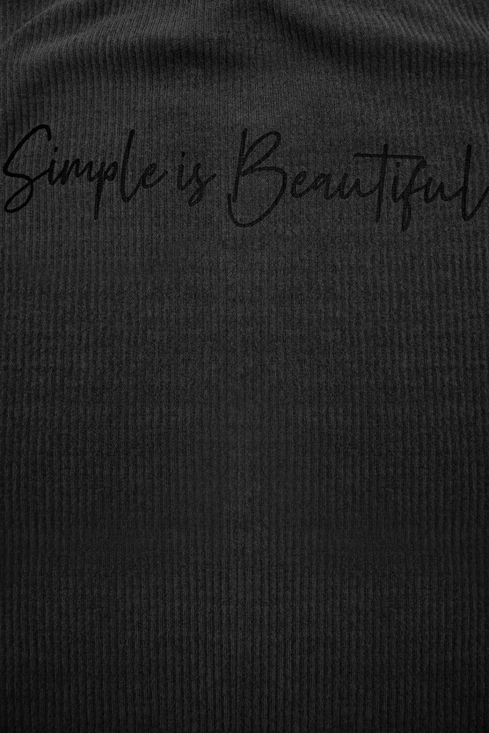 Ciemnoszara sukienka plus size SIMPLE IS BEAUTIFUL