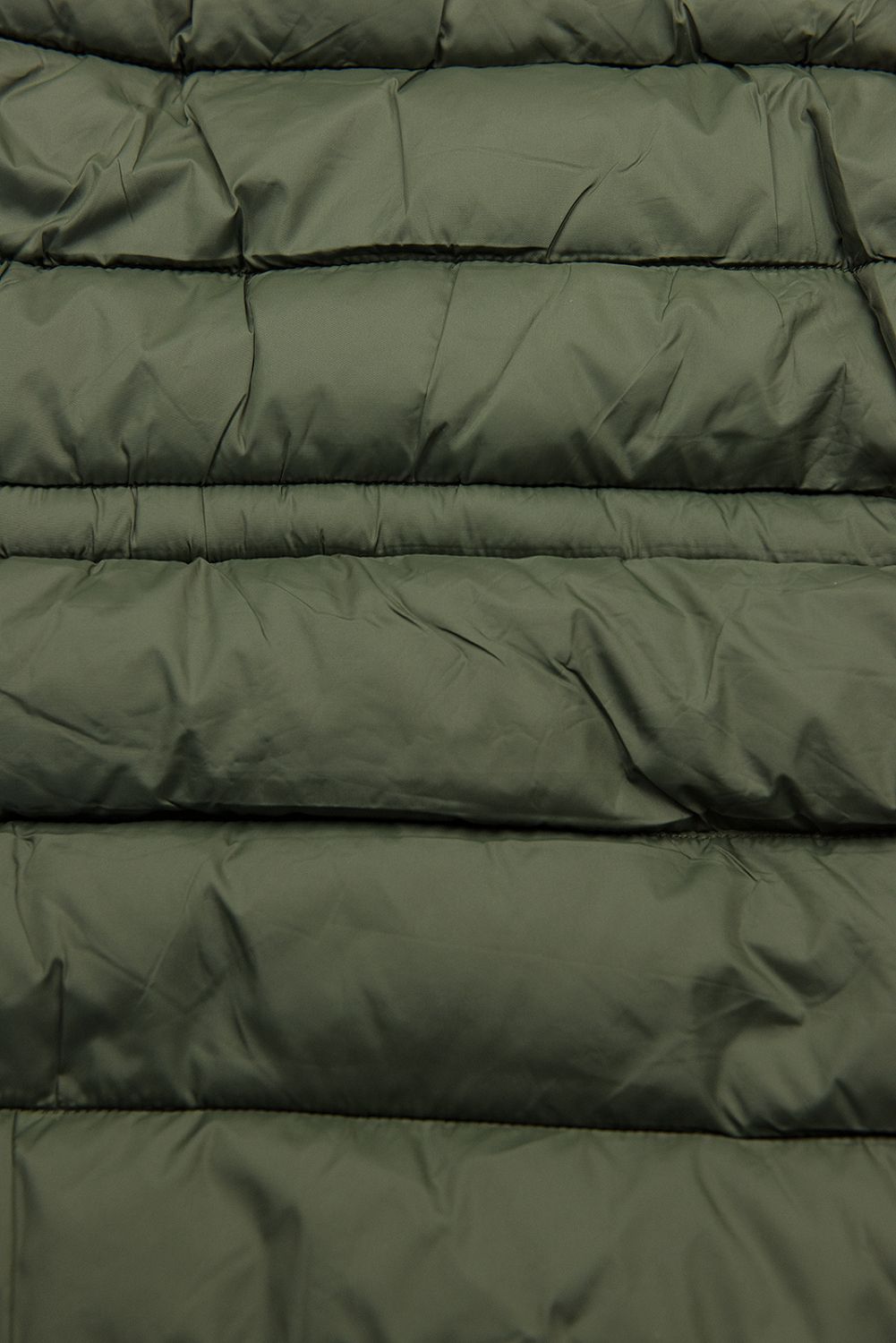 Khaki/zielona dwustronna zimowa parka