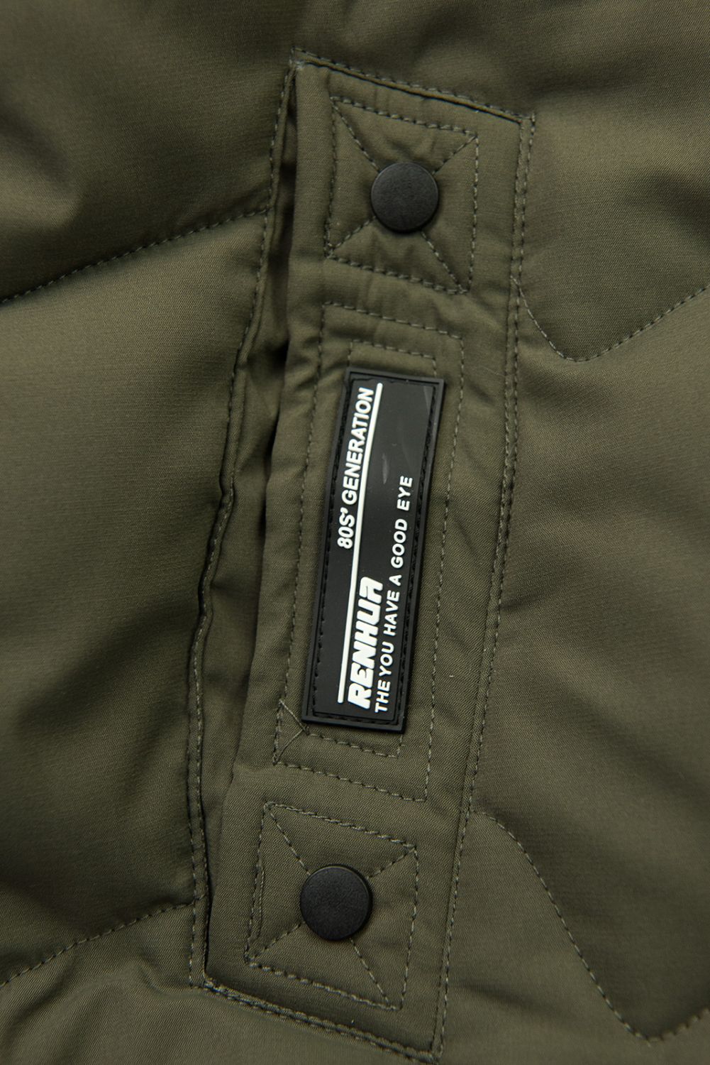 Zimowa kurtka z kapturem SNOW khaki