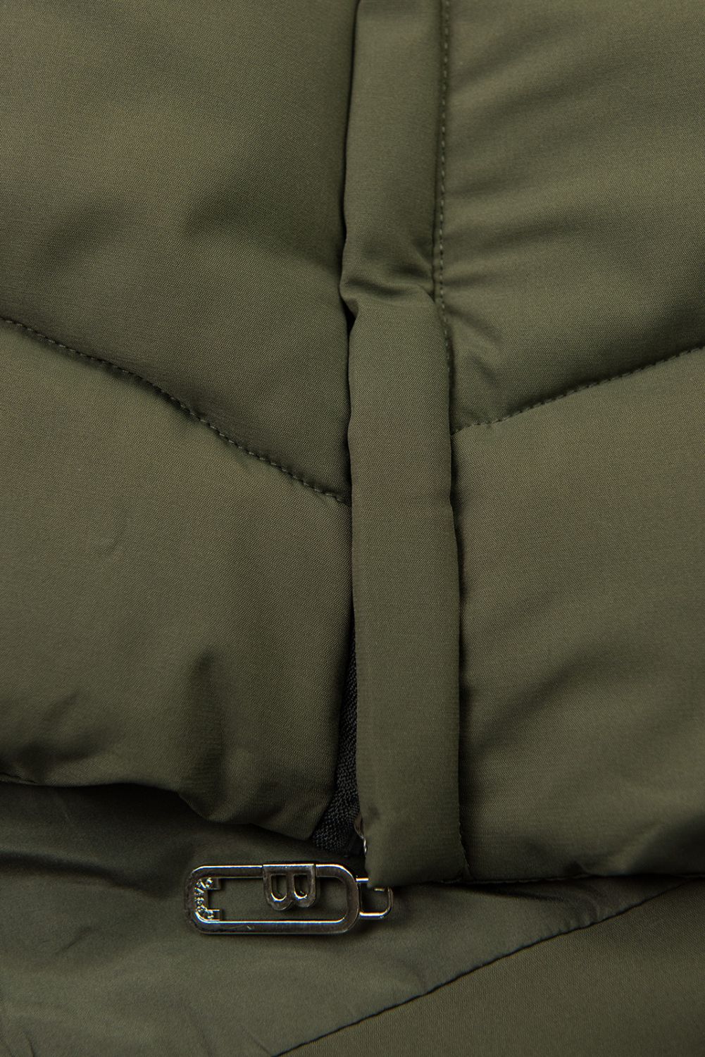 Zimowa kurtka z kapturem SNOW khaki