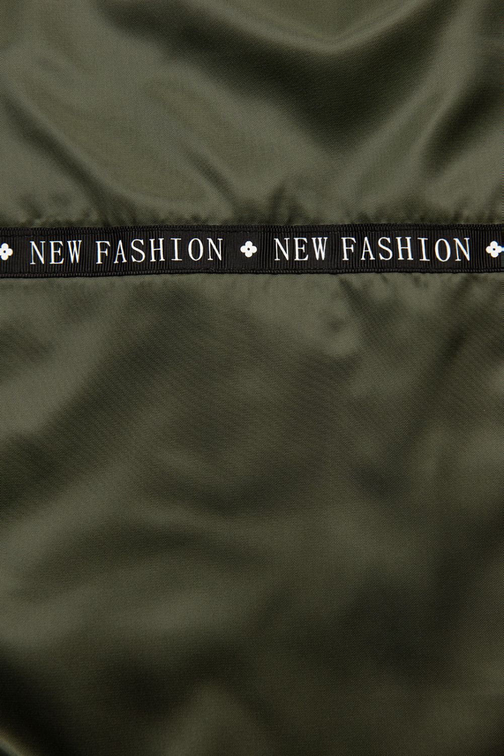 Lekka przejściowa parka FAHION czarna/khaki