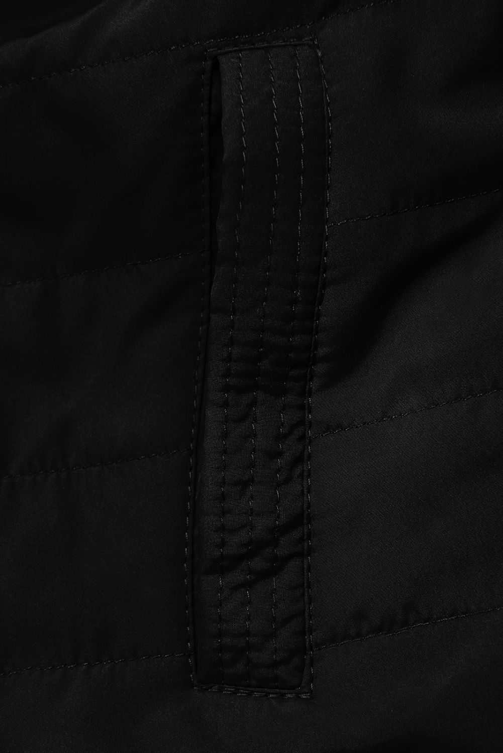 Dwustronna przejściowa parka z kapturem khaki/czarna