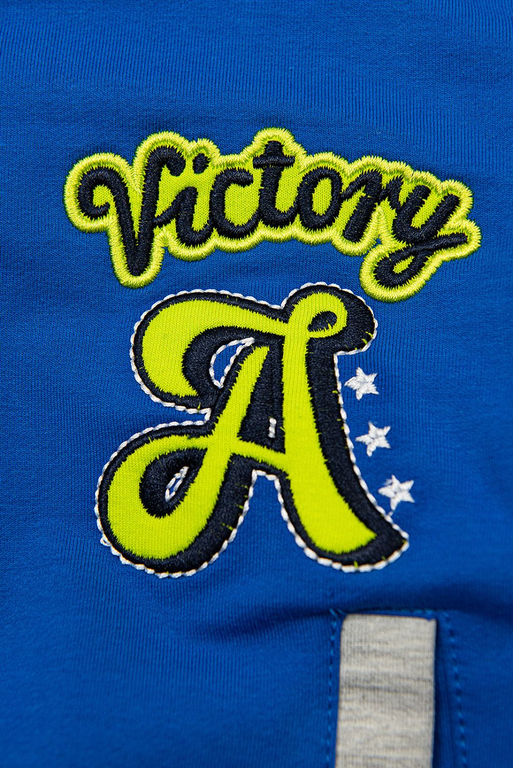 Bluza z zapięciem VICTORY niebieska/szara
