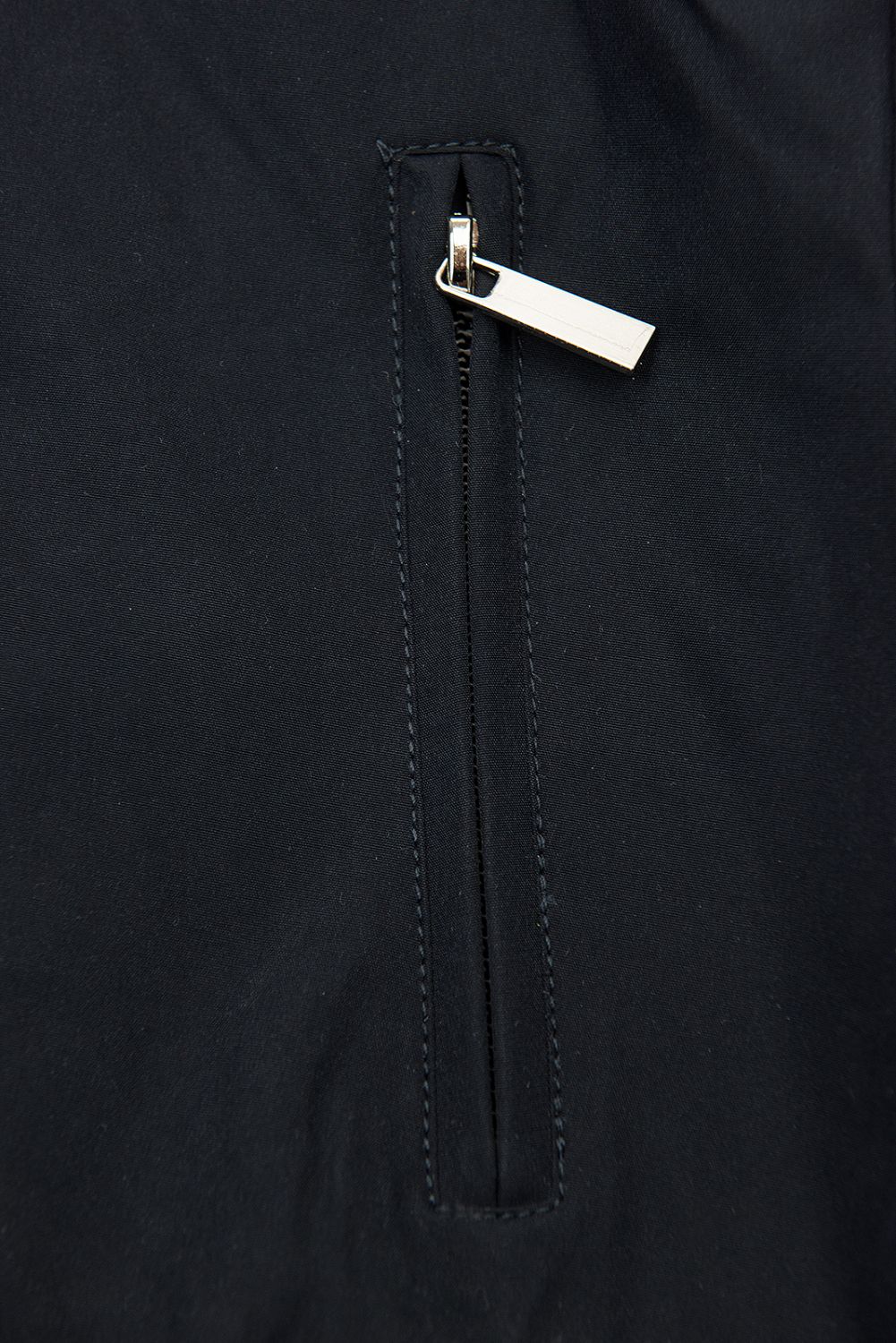 Granatowa parka w kropki