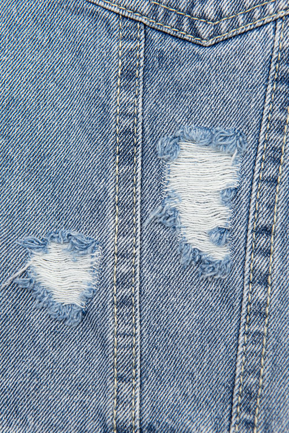 Niebieska jeansowa oversized kurtka