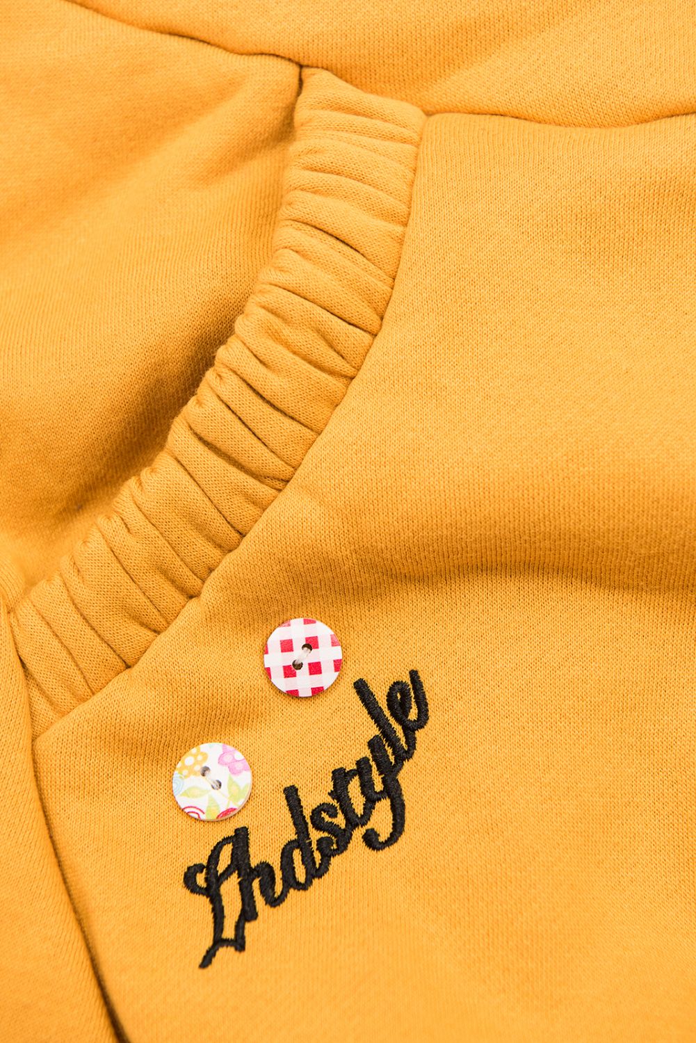 Żółta wydłużona bluza od LHD