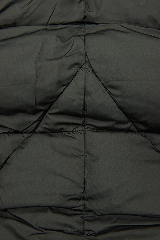 Czarno-żółta zimowa kurtka dwustronna