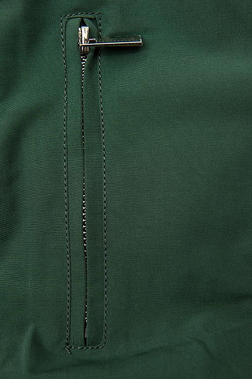 Ocieplana parka zielona/ecru