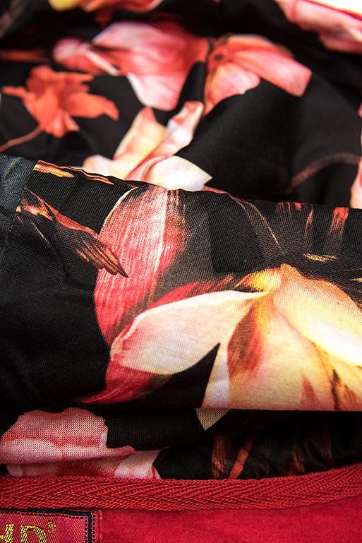 Bluza w pasy czerwona/czarna