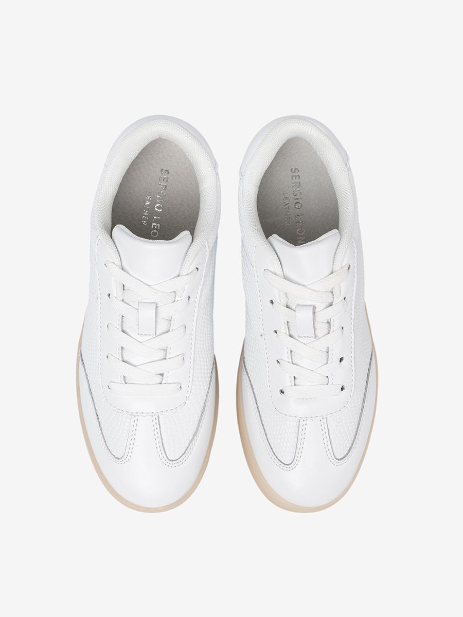 Białe damskie sneakersy