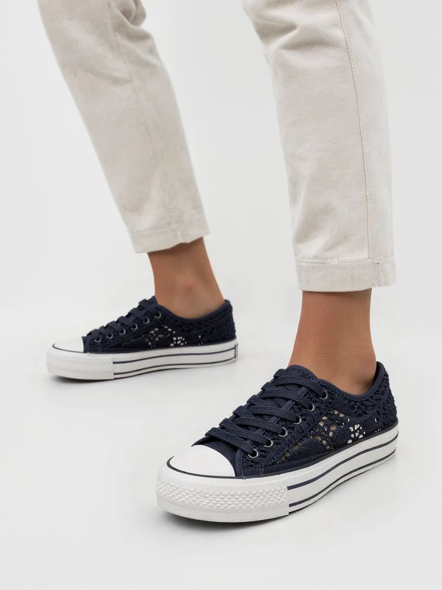 Damskie Trampki BANDANA NAVY