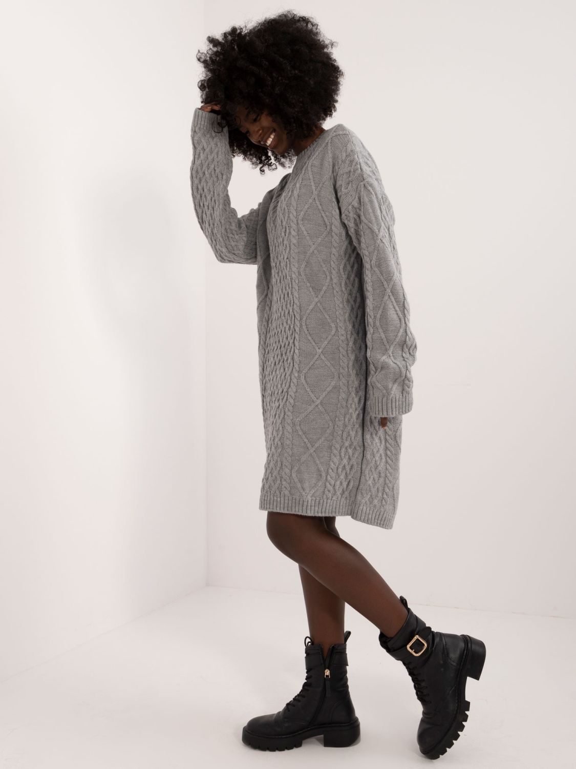 Stylowa szara sukienka