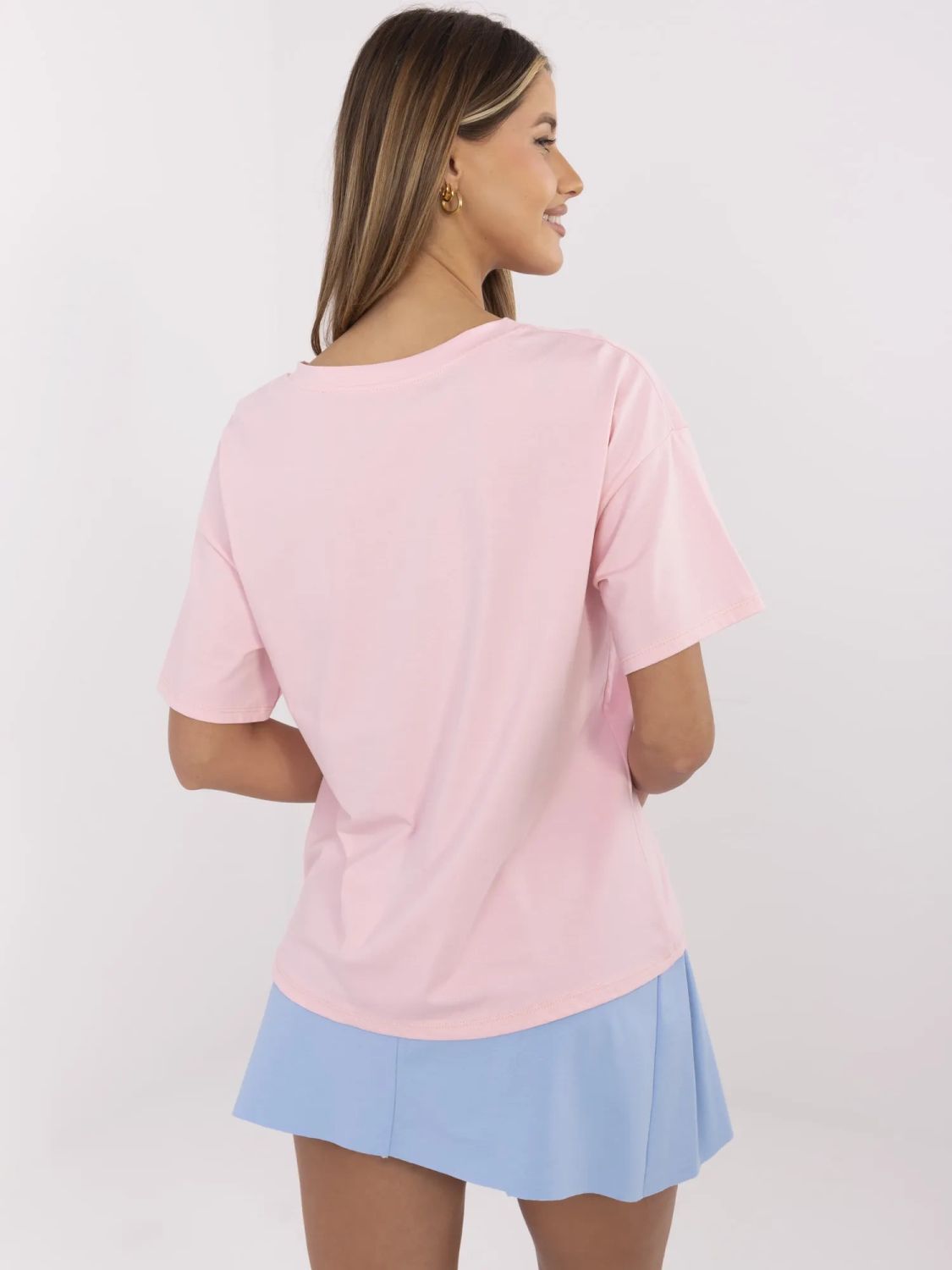 T-shirt-MI-TS-M3221G.75-jasny różowy