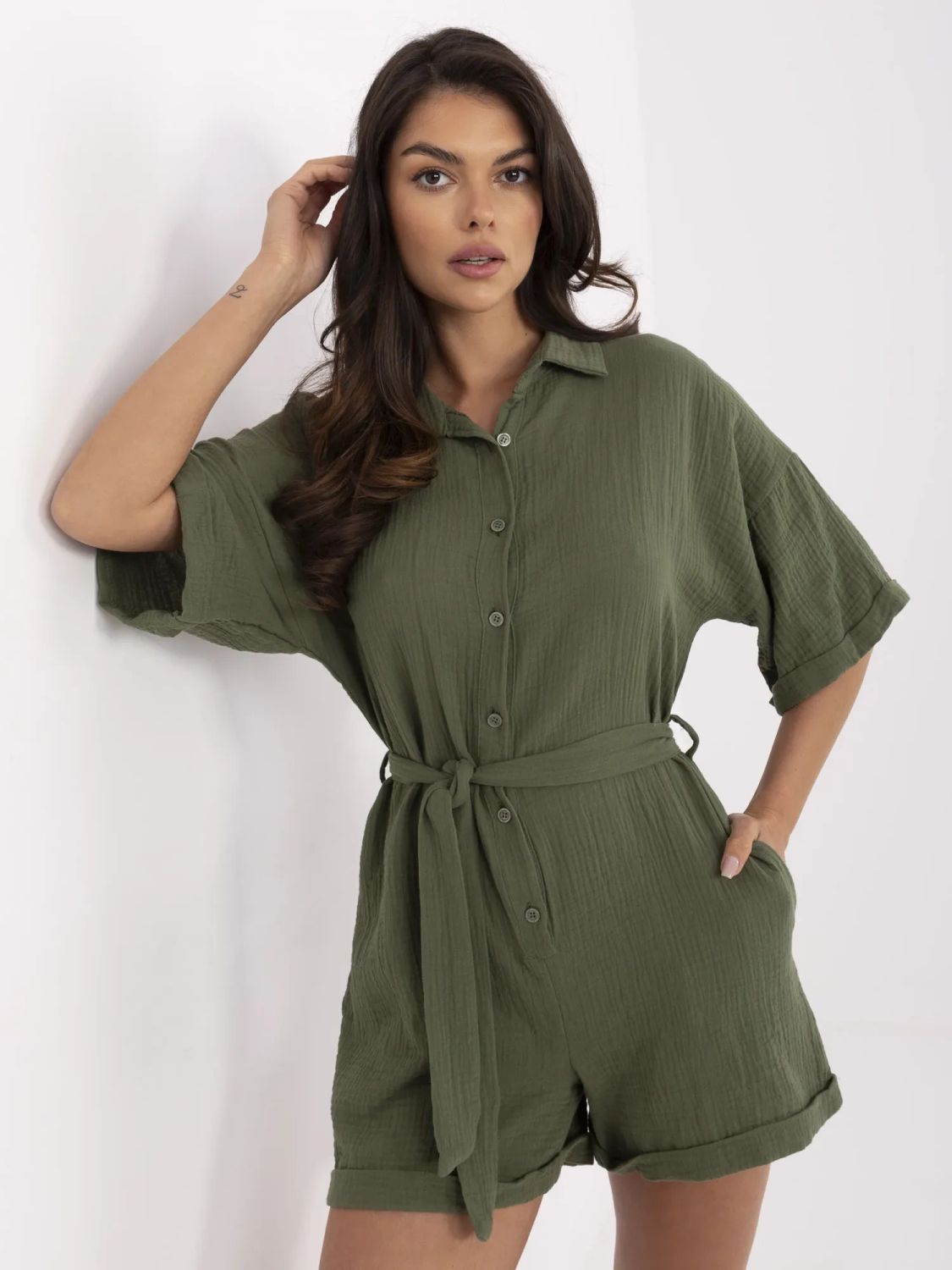Khaki kombinezon