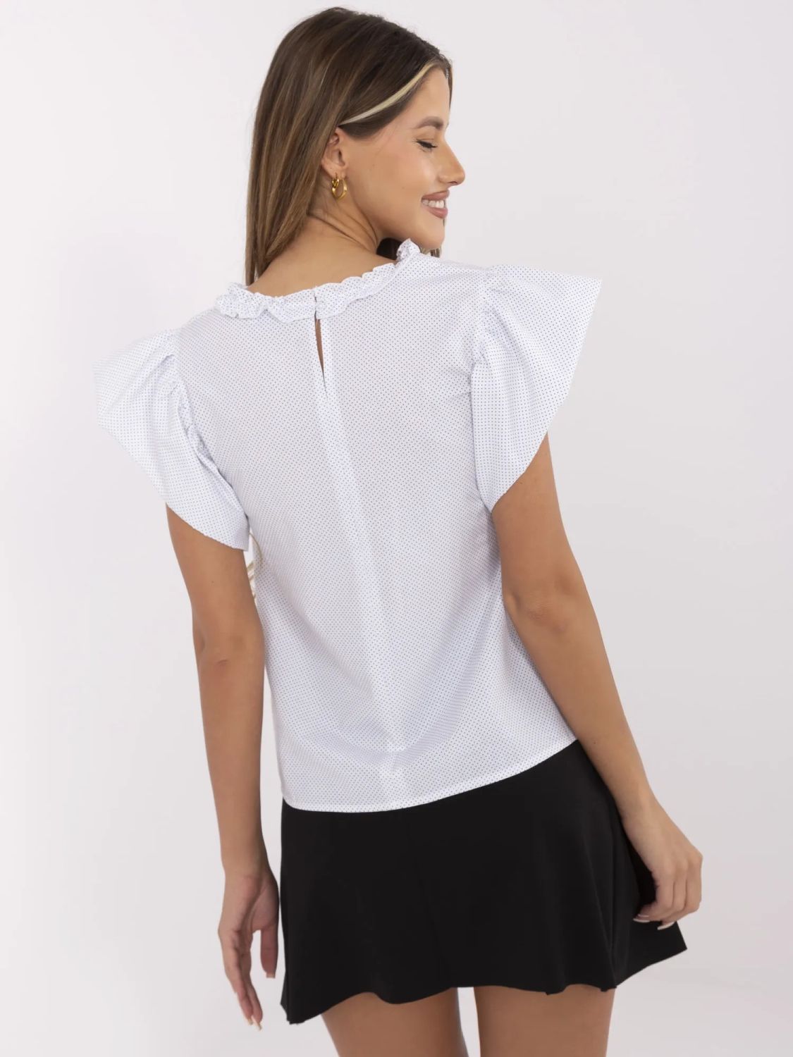 Elegancka bluzka w grochy