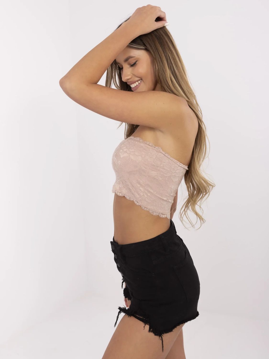 Elegancki top w ciemnoróżowym kolorze