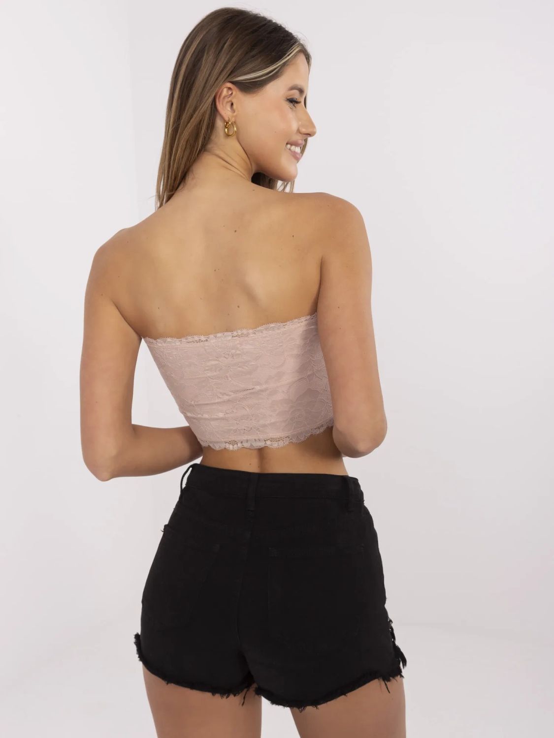 Elegancki top w ciemnoróżowym kolorze