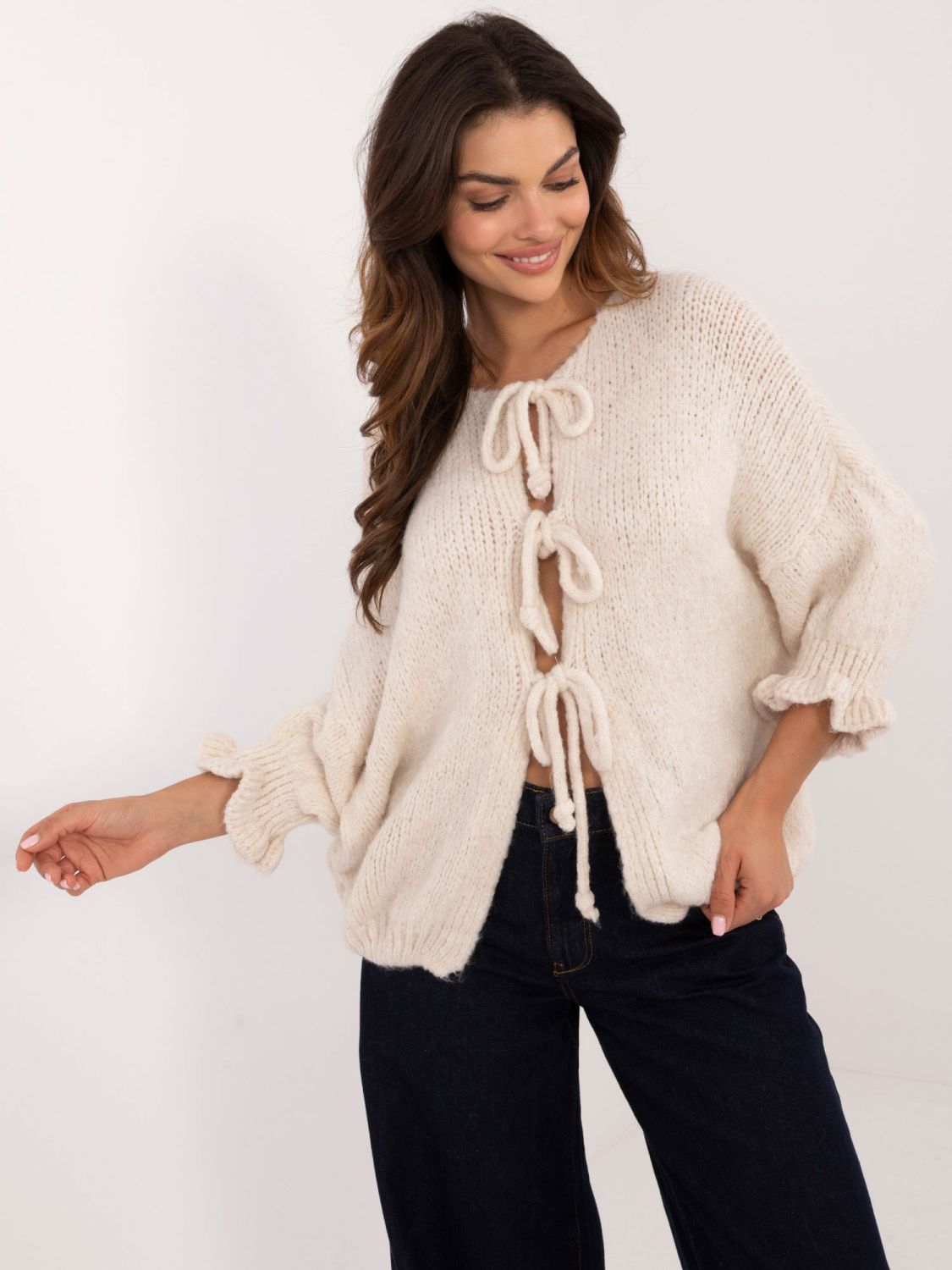 Sweter-MI-SW-2911.91-jasny beżowy