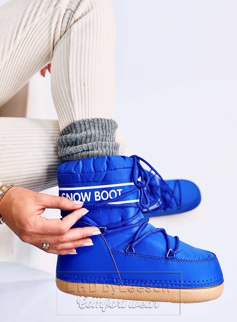 Snow boots krótkie ROYAL BLUE