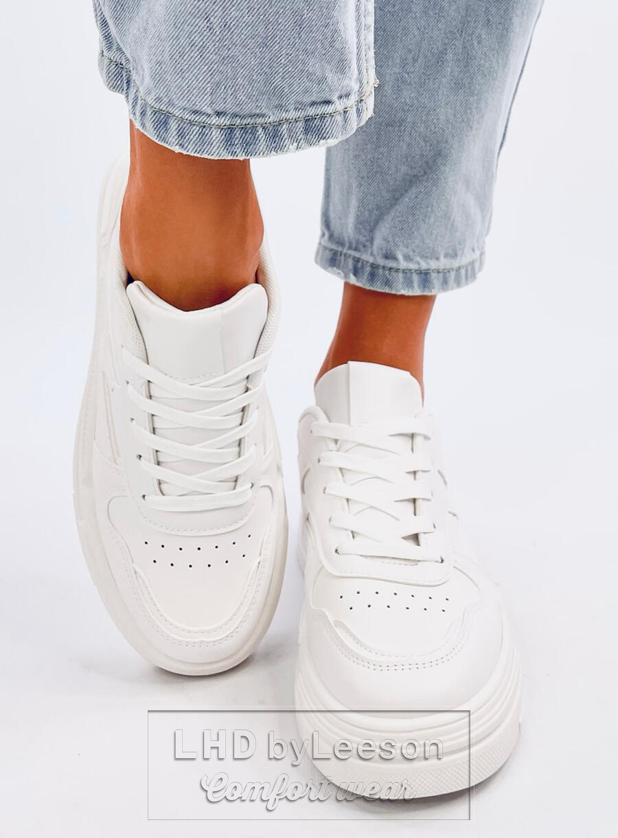 Sneakersy damskie ALL WHITE